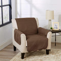 Great Bay Home Medallion Stitched Solid Furniture Protector Stain Resistant Durable Furniture Protector Elenor Collection (Chair