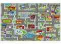 Capslpad Sky Blue Car Road Kid Rug Carpet Playmat for Playoom Traffic Road Kids Play Mat for Toddler Non Slip Washable City Map 