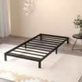 Maenizi 8 Inch Twin Bed Frame No Box Spring Needed, Heavy Duty Metal Platform Bed Frame Twin Size Support Up to 2500 lbs, Easy A