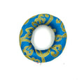 Silk Brocade Ring Cushion Pillow for Tibetan Singing Bowl Hand Made Nepal (Turquoise)