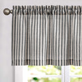 jinchan Valance Curtain Striped Valance for Windows Farmhouse Valance Window Treatments Light Filtering Valance Linen Valance fo