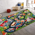 Car Mat for Kids Toy Cars 59X79 Inch Kids Rug,Car Rug Play Mat for Kids,Play Rug for Kids Playroom Bedroom,Road Traffic Kids Pla