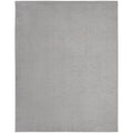 Nourison Essentials Indoor/Outdoor Silver Grey 9 x 12 Area Rug, Easy Cleaning, Non Shedding, Bed Room, Living Room, Dining Roo
