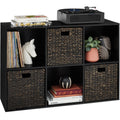 Best Choice Products 6-Cube Storage Organizer, 13.5in Shelf Opening, Bookcase, Display Shelf, Customizable w/ 3 Removable Back P
