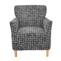 CRFATOP Stretch Modern Banquet Armchair Slipcover 1-Piece Accent Chair Covers with Arms Soft Chair Slipcovers for Living Room Ar