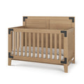 Child Craft Lucas 4-in-1 Convertible Crib, Baby Crib Converts to Day Bed, Toddler Bed and Full Size Bed, 3 Adjustable Mattress P