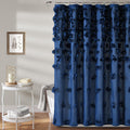 Lush Decor Riley Shower Curtain, 72 x 72, Navy