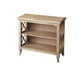 Butler Newport Glossy White Low Bookcase