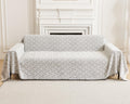 AIVIA Loveseat Cover Sheet Blanket, Reversible Anti Slip Cushion Covers for 2 Seater Couches with Armrest, Love-Seat Furniture D