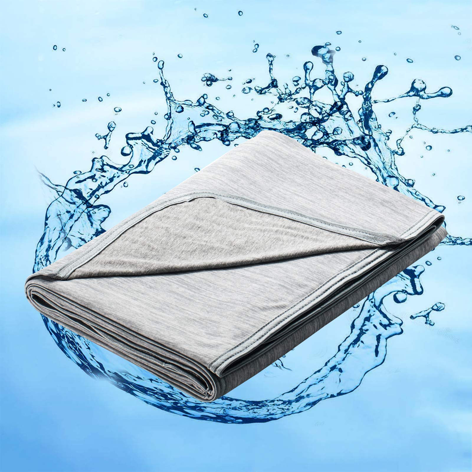 Marchpower Cooling Blanket for Hot Sleepers Twin Size, Arc-Chill Cooling Blanket with Double-Sided Design, Japanese Cooling Fibe