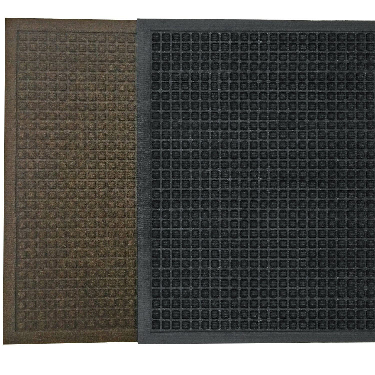 Electriduct Waffle Pattern Entrance Mat 2x3 (3/8 Thickness) - Brown