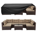WLEAFJ Patio Furniture Covers Rectangle, Outdoor Table Covers Waterproof, Heavy Duty Outdoor Furniture Cover, Patio Sectional Se