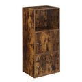 Convenience Concepts Xtra Storage 2 Door Cabinet with Shelf, White Faux Marble