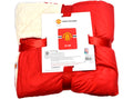 FOCO Man Utd Core Stripe Sherpa Plush Blanket