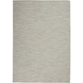 Nourison Positano Indoor-Outdoor Light Grey 5 x 7 Area Rug, Easy Cleaning, Non Shedding, Bed Room, Living Room, Dining Room, B