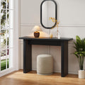 AVZEAR Mid Century Narrow Entryway Console Table, 43.3  Fluted Wood Couch Table Behind Sofa Long and Skinny for Living Room Hall