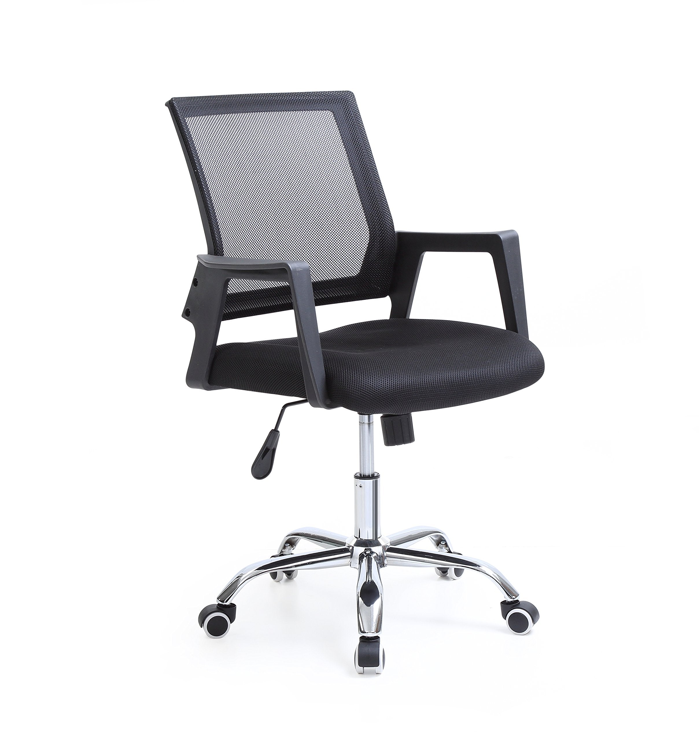 Hodedah Import HI-4025 Black Mesh Office Chair