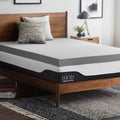 Lucid 4 Inch Mattress Topper Full - Memory Foam - Bamboo Charcoal Infusion - Cooling Ventilation - Hypoallergenic - CertiPur Cer