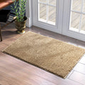 HOMEIDEAS Door Mats Indoor, 20x32 Super Absorbent Non Slip Rugs for Entryway, Front Back Welcome Doormat Dirt Trapper (Beige)