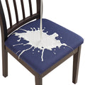 Fuloon Waterproof Seat Cushion Covers 6 PCS, Stretch Jacquard Chair Seat Covers Washable Dining Room Seat Slipcovers Removable K
