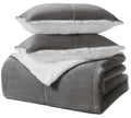 UGG 00517 Blissful Full-Queen Comforter Set Reversible Comforter and Pillow Shams Machine Washable Soft Cozy Bedding Queen Size 