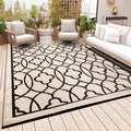 Pendolr Reversible Mats - Outdoor Rugs 9x12 for Patios Clearance, Plastic Straw Rugs Waterproof, Portable, Outdoor RV Camping 