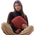 Quiet Mind The Original Weighted Pillow for Adults - (Large, Chili Oil, 12 lbs) - Weighted Body Pillow - Versatile Cooling Body 