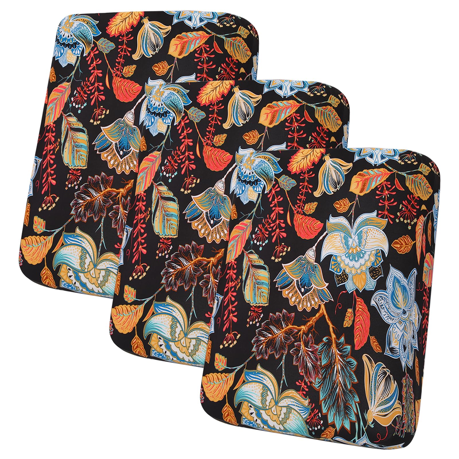 hyha Printed Couch Cushion Covers, Floral Sofa Cushion Covers, Magic Sofa Covers Washable, Stretch Couch Covers for 3 Cushion Co