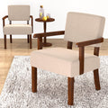FAGAGA Accent Chair, Cat-Scratch Velvet Living Room Chairs Oversize with Soft Seat and Armrests for Dinning Room Bedroom Reading