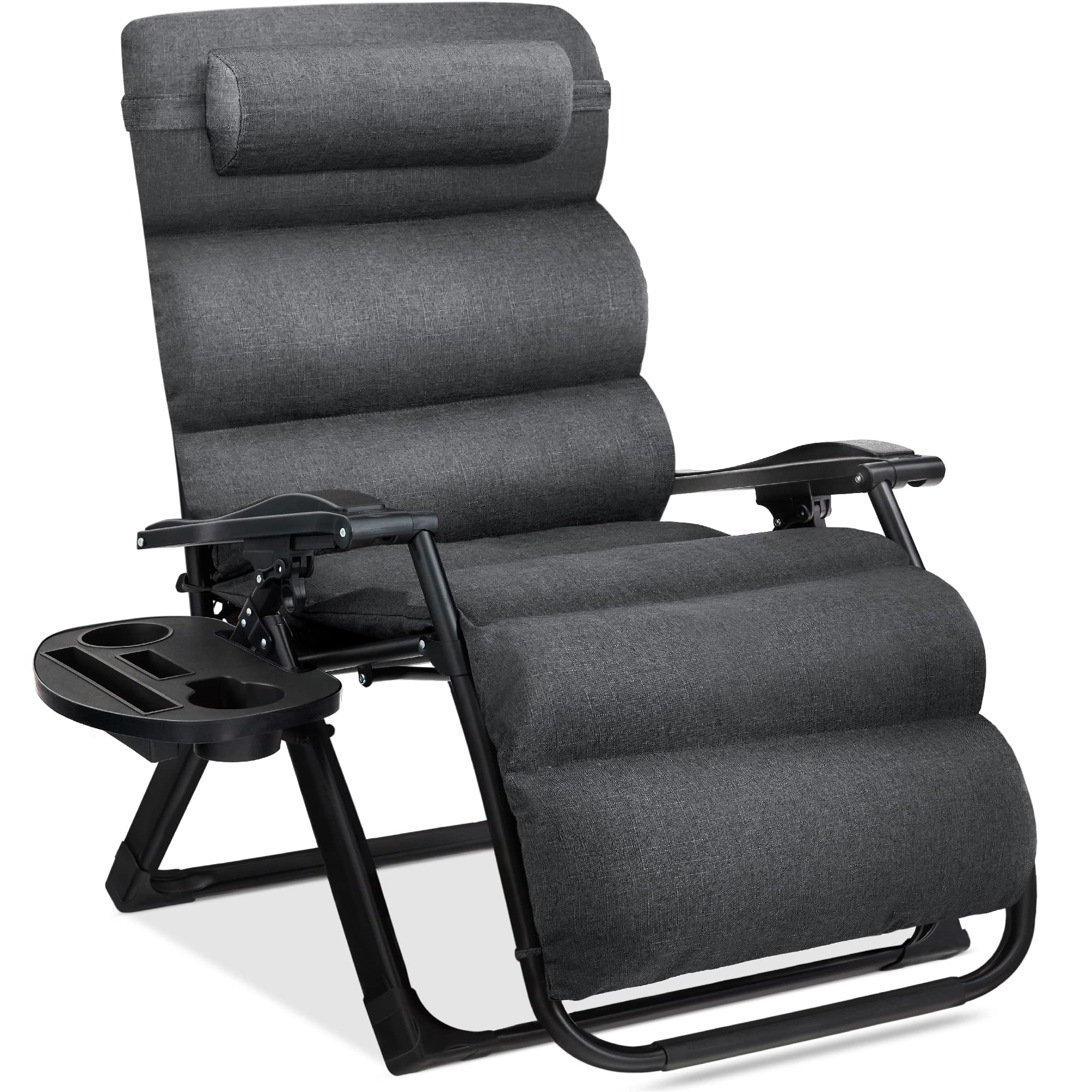 Best Choice Products Oversized Zero Gravity Chair, Folding Outdoor Patio Recliner, XL Anti Gravity Lounger w/Removable Cushion, 