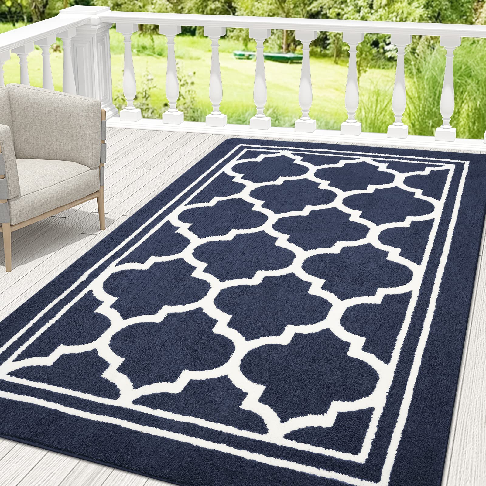 Buganda Indoor Door Mat, Resist Dirt and Absorbent Entrance Mat, Anti-Slip, Low Profile Inside Floor Mat Doormat for Entryway (7
