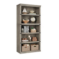 IDEALHOUSE 5 Tier Bookcase, Farmhouse Book Shelf with Storage Open Display Bookshelves, 67.4 Tall Book Case Wooden 5 Shelf Bookc