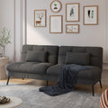 COMHOMA Convertible Futon Sofa Bed, 71Fabric Futons Couch with Adjustable Backrest