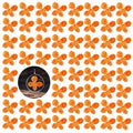 60PCS Pressed Flowers, Real Natural Orange Hydrangea Dried Flowers for Resin Scrapbooking DIY Candle Accessories Jewelry Art Cra