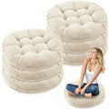 Jerify 6 Pcs Round Floor Pillows Cushions 22 x 22 Inch Large Flexible Seating Cushion Classroom Furniture Floor Pillow for Kids 
