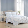 Laura Ashley - Twin Bed Sheets, Breathable Percale Cotton Bedding with Matching Pillowcase, Deep Pocket, Dorm Essentials (Floral