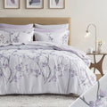Comfort Spaces Bed in A Bag - Trendy Casual Design Cozy Comforter with Complete Sheet Set with Side Pocket, All Season Cover, Ma