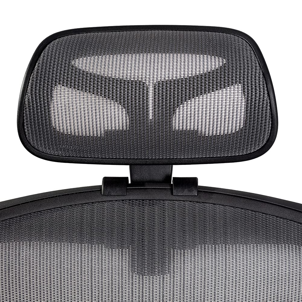 New Headrest for Herman Miller Classic and Remastered Aeron Office Chair Black/Graphite Headrest Only - Chair Not Included (for 