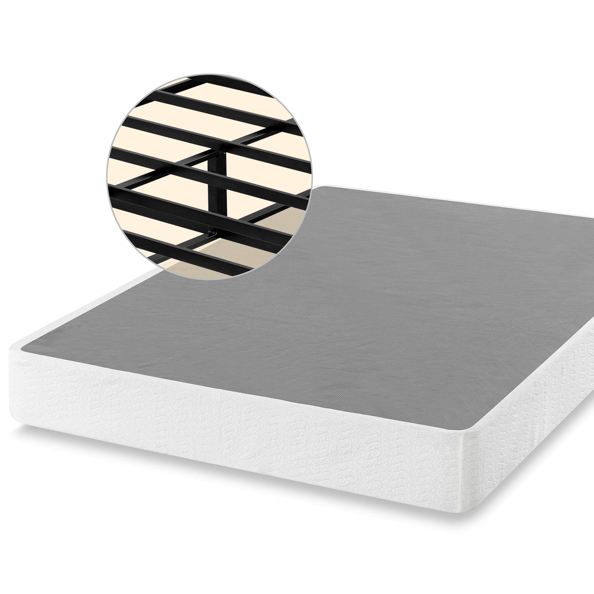 ZINUS 9 Inch Metal Smart Box Spring, Mattress Foundation, Strong Metal Frame, Easy Assembly, Queen
