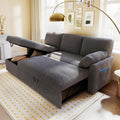VanAcc Sofa Bed, Sleeper Sofa with Storage Chaise- 2 in 1 Pull Out Couch Sofa for Home Office, Living Room, Comfy Sofa Sleeper, 