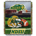 Northwest COL 051 State HFA North Dakota Fighting Sioux NCAA Woven Tapestry Throw (Home Field Advantage) (48x60)