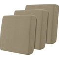 Hokway Stretch Couch Cushion Slipcovers Reversible Cushion Replacement Slipcovers Sofa Cushion Covers(Sand, 3)