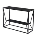 SEI Furniture Argall Console Table, Black