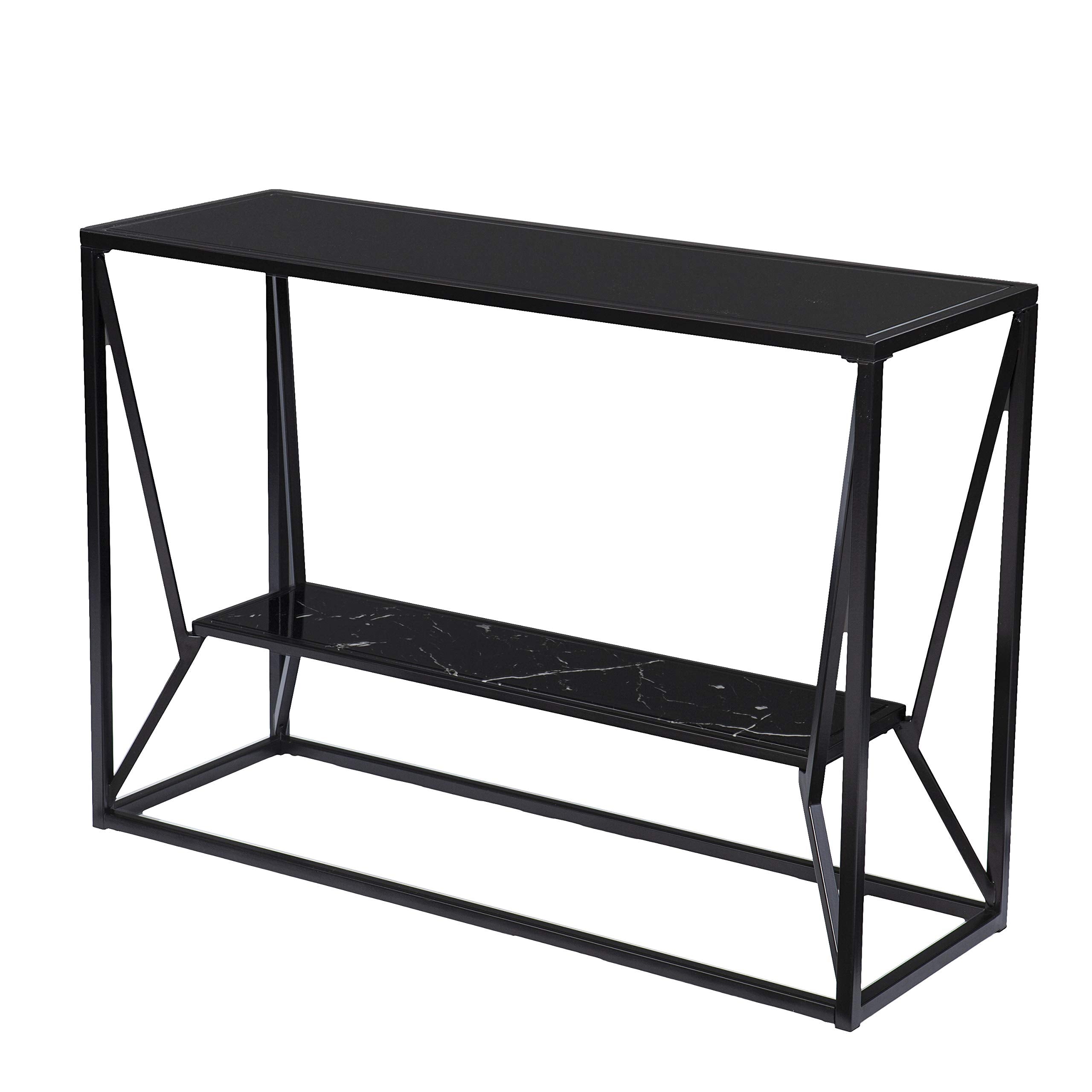 SEI Furniture Argall Console Table, Black