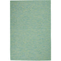 Nourison Positano Indoor/Outdoor Blue/Green 4 x 6 Area Rug, Easy Cleaning, Non Shedding, Bed Room, Living Room, Dining Room, B