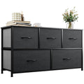 YITAHOME Dresser with 5 Drawers - Fabric Dresser, Organizer Unit for Bedroom, Living Room, Closets - Sturdy Steel Frame, Easy Pu