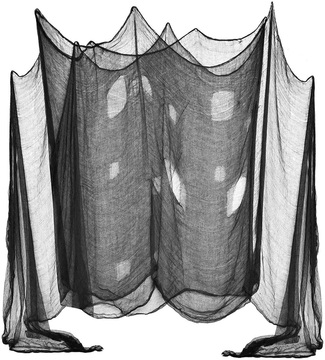 DealKits [2 PACKS] Halloween Creepy Cloth, Spooky Giant (48 x 240 in.) Cheese Cloth Tapestry for Halloween Party Supplies Decora