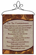 Manual Inspirational Collection 13 X 18-Inch Wall Hanging with Frame, Ten Commandments