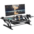 VIVO 48 inch Height Adjustable Large Stand Up Desk Converter, V Series, Quick Sit to Stand Tabletop Dual Monitor Riser Workstati