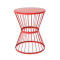 Christopher Knight Home Lassen Outdoor 16 Iron Side Table, Matte Red